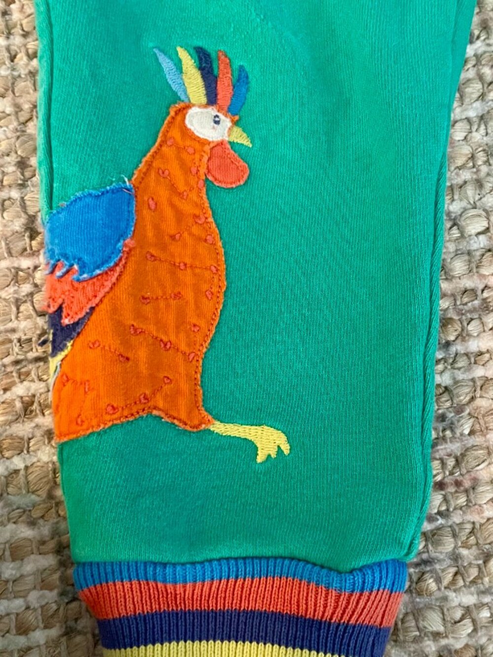 Mini Boden (2) Kids Toddlers Unisex Animal Sweatpants Green and Blue Size 3Y - Picture 10 of 15